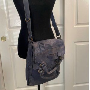 Lucky Brand Abbey Road Messenger Bag - Navy Blue
